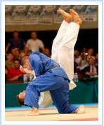 Action from the 2003 World Judo Championships.